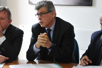 L'assessore ai Lavori Pubblici Balzarini