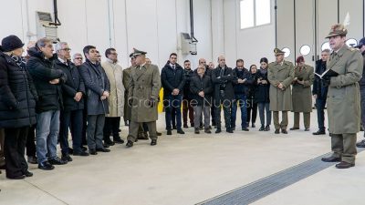 Cerimonia di consegna delle chiavi della Caserma di Pratosardo (© foto S.Novellu)