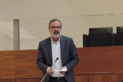 Il consigliere regionale dei Rossomori Emilio Usula