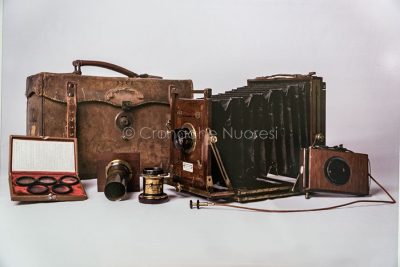 Attrezzature fotografiche di Thomas Ashby (foto S.Novellu)