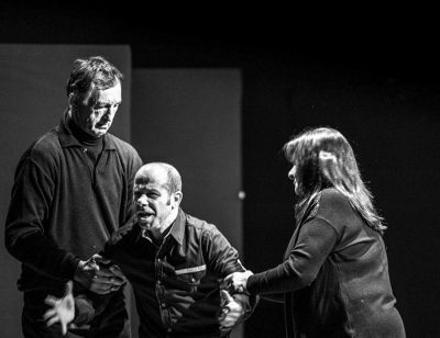 Un momento dello spettacolo teatrale “Variazioni G