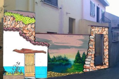 Esempio di recupero di un muro da parte di Tela Urbana
