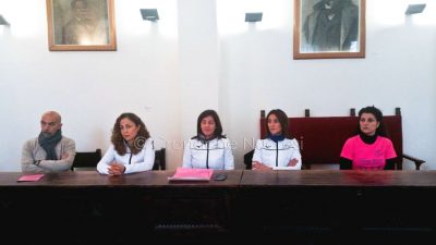 Alcune atlete dell'Amatori Nuoro e la dottoressa Brusasca (foto C.Nuoresi)