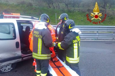 La scena dell'incidente