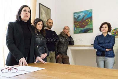 L'intervento del deputato M5S Mara Lapia (foto S.Novellu)