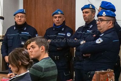 Un momento dell'udienza odierna del Processo Cubeddu (foto C.Nuoresi)