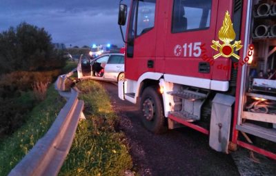 La scena dell'incidente