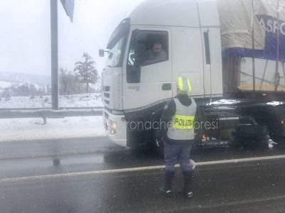 La Polizia Stradale sulla 389