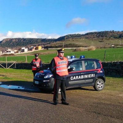 Una pattuglia dei Carabinieri di Orroli