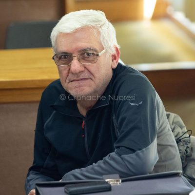 Il consigliere di minoranza Peppe Montesu (foto S.Novellu)