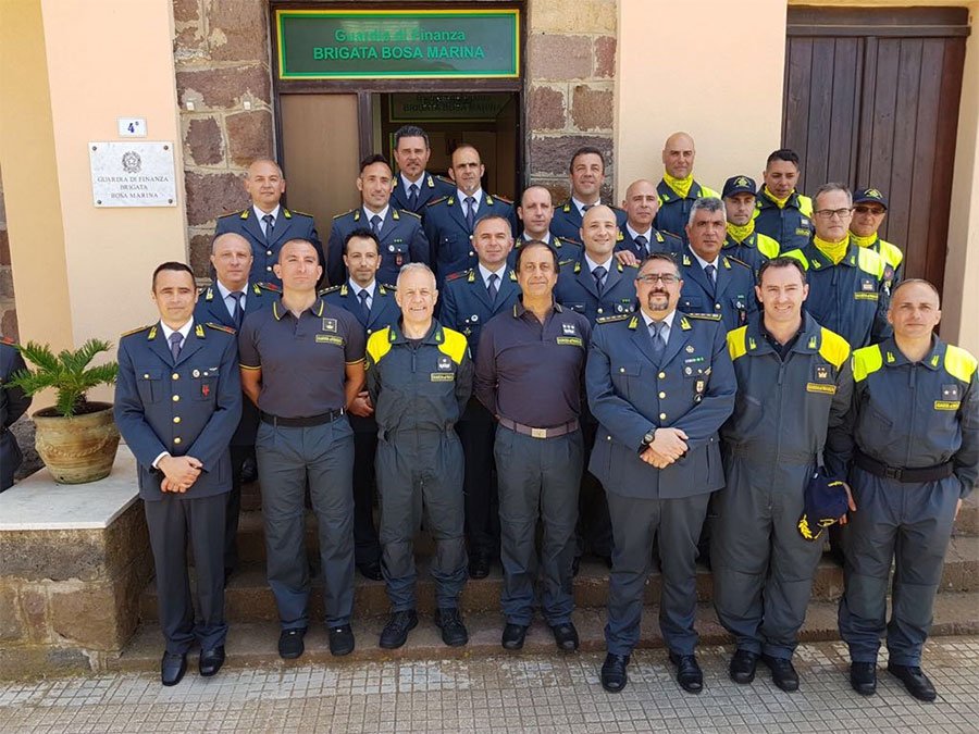 Guardia di Finanza: il Comandante interregionale dell’Italia centrale in visita alla Brigata di Bosa Marina