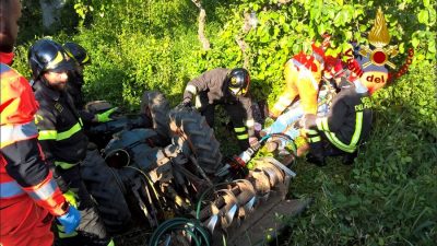 Nuoro. La scena dell'incidente a 