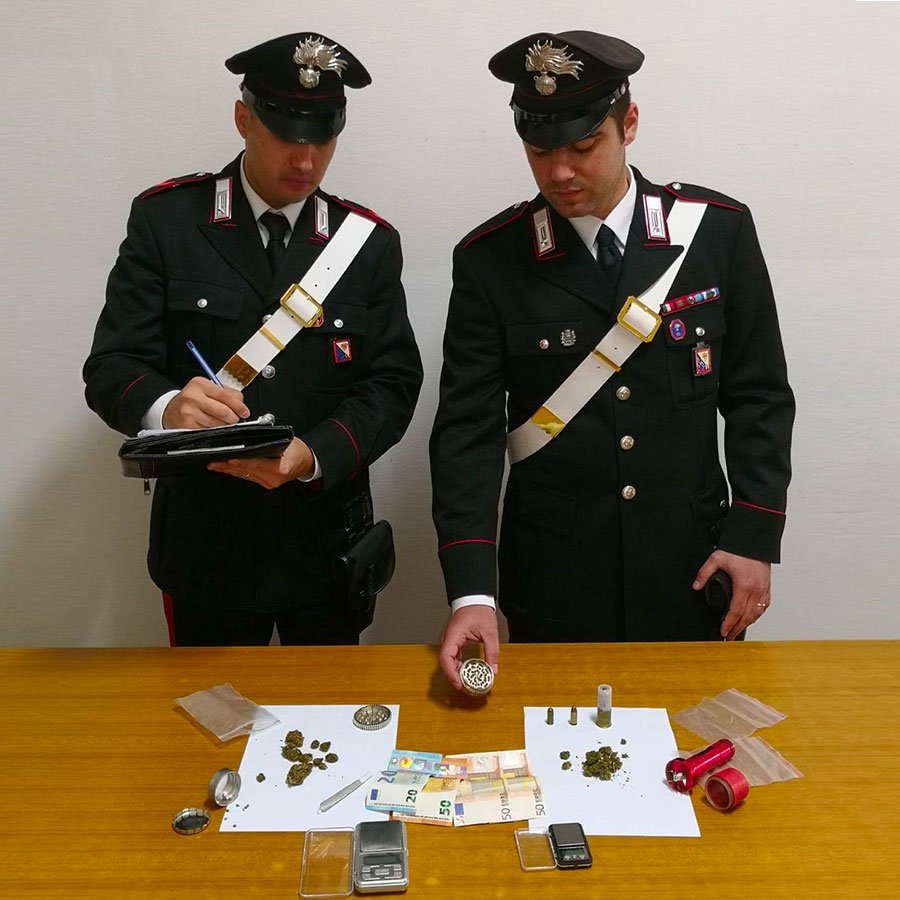 Marghine al setaccio dei Carabinieri: denunce, sanzioni e sequestro di droga