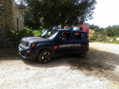 I Carabinieri sull'Ortobene
