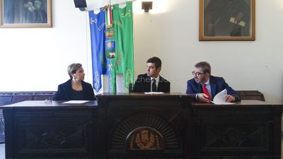 La conferenza sul protocollo siglato oggi (F. Cronache Nuoresi)