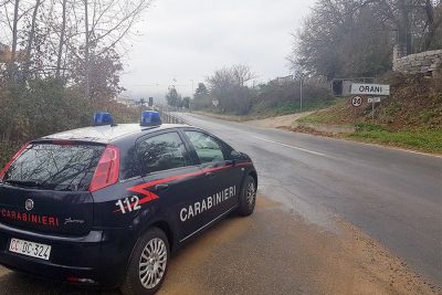 Un posto di blocco dei Carabinieri