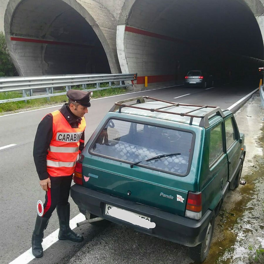 Fiat Panda rubata nel Sassarese rinvenuta indenne alle porte di Nuoro