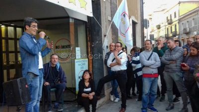 Macomer, presentazione della lista M5s (foto P.G.Vacca)