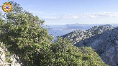 Punta Giradili dove è avvenuto l'intervento del Soccorso Alpino