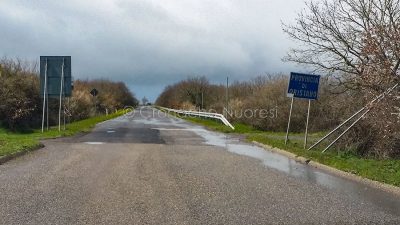 SP 48, limite della provincia di Nuoro (foto S.Novellu)
