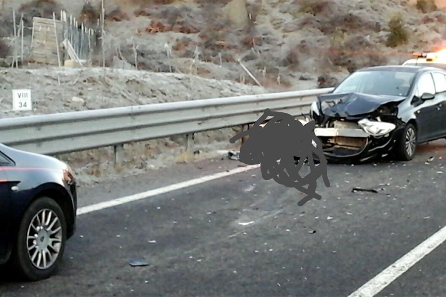 Si schianta con l’auto contro un bovino incustodito