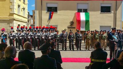 Nuoro, 204° anniversario della fondazione dell'Arma dei Carabinieri (foto Cronache Nuoresi)