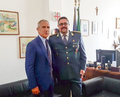 Dott. Andrea Garau e il Colonnello Urgeghe