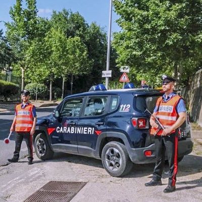Un blocco dei Carabinieri