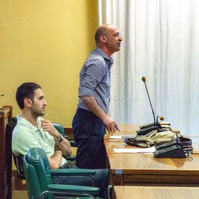 Il consigliere di Opposizione Leonardo Moro (foto S.Novellu)
