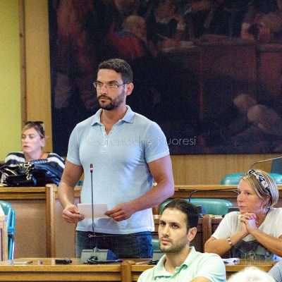 Il consigliere di Opposizione Pierluigi Saiu (foto S.Novellu)
