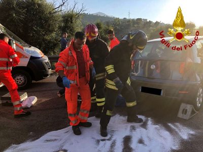 I soccorsi sul luogo dell'incidente