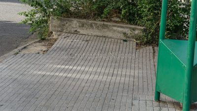 Nuoro, barriere architettoniche (foto S.Novellu)