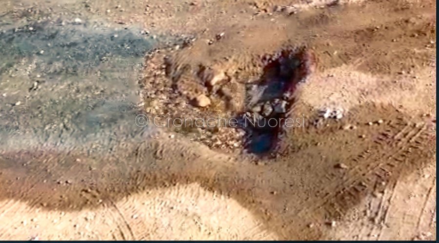 Nuoro. Da giorni un’abbondante perdita d’acqua fuoriesce in via Russell