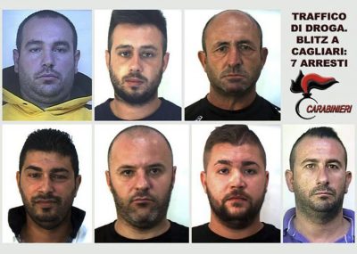 I sette arrestati