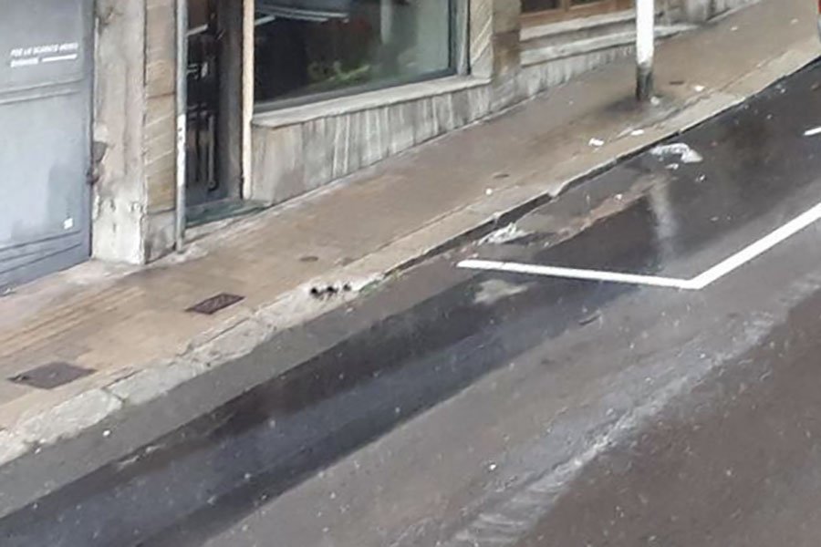 Bomba d’acqua e grandinata in Sardegna