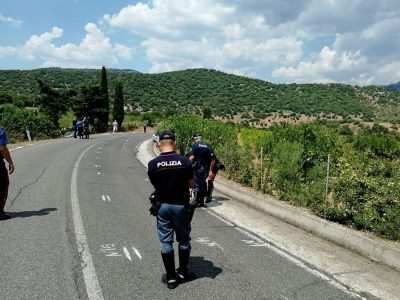 I rilievi da parte della Polizia stradale