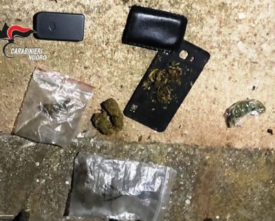 La droga rinvenuta dai Carabinieri