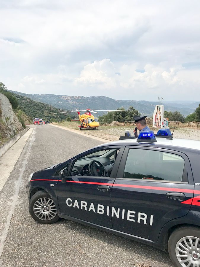 Turista francese cade dalla moto: trasportata in codice rosso in elisoccorso