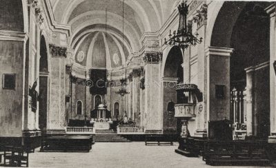 L'altare cattedrale di Nuoro prima del 1932
