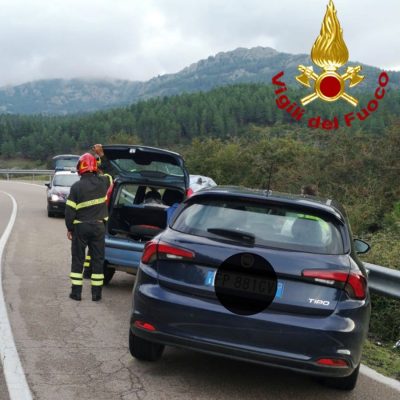 La scena dell'incidente