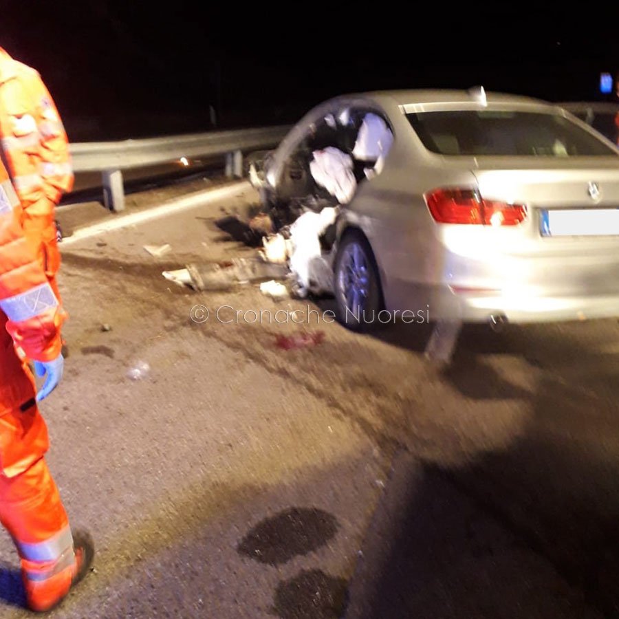 Grave incidente alle porte di Nuoro: 30enne nuorese ricoverato in codice rosso al San Francesco