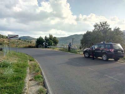 I Carabinieri sul luogo dove è deceduto l'anziano