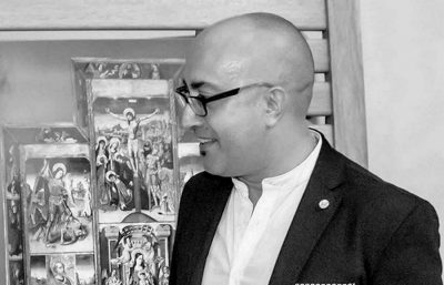 Lo storico dell'arte Marco Antonio Scanu