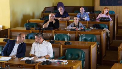 Un momento della seduta consiliare odierna (foto S.Novellu)