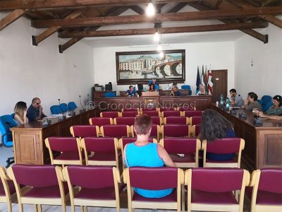 Un momento del consiglio comunale di Bosa (foto G.Vacca)