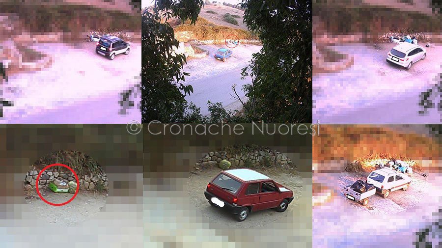 Nuoro. Le fototrappole immortalano chi abbandona i rifiuti: numerose le sanzioni