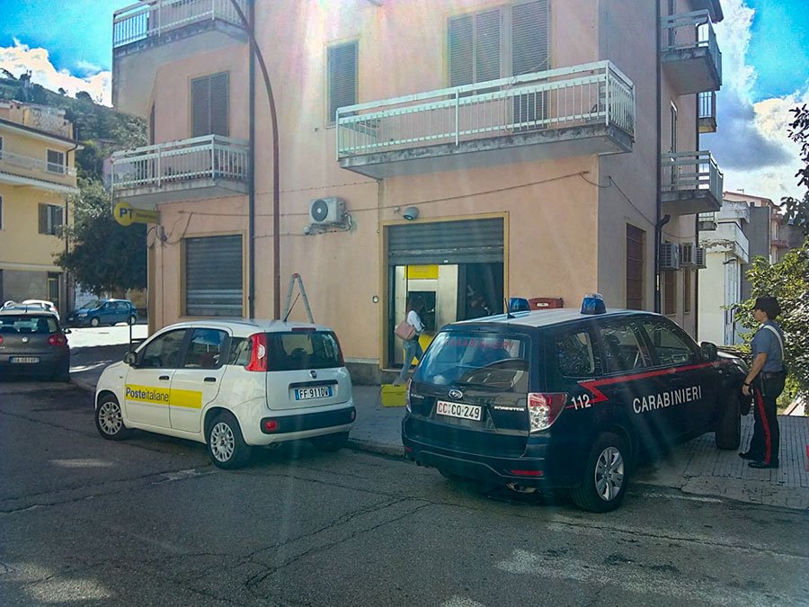 Mamoiada: assalto  con esplosivo al bancomat postale