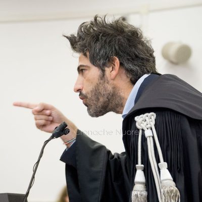 Il PM Andrea Vacca durante la replica (foto S.Novellu)
