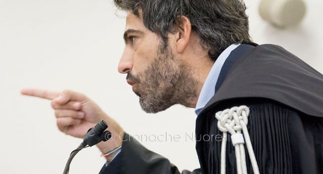Il PM Andrea Vacca durante la replica (foto S.Novellu)