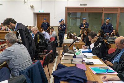 La seduta odierna del processo per il delitto Monni-Masala (foto S.Novellu)